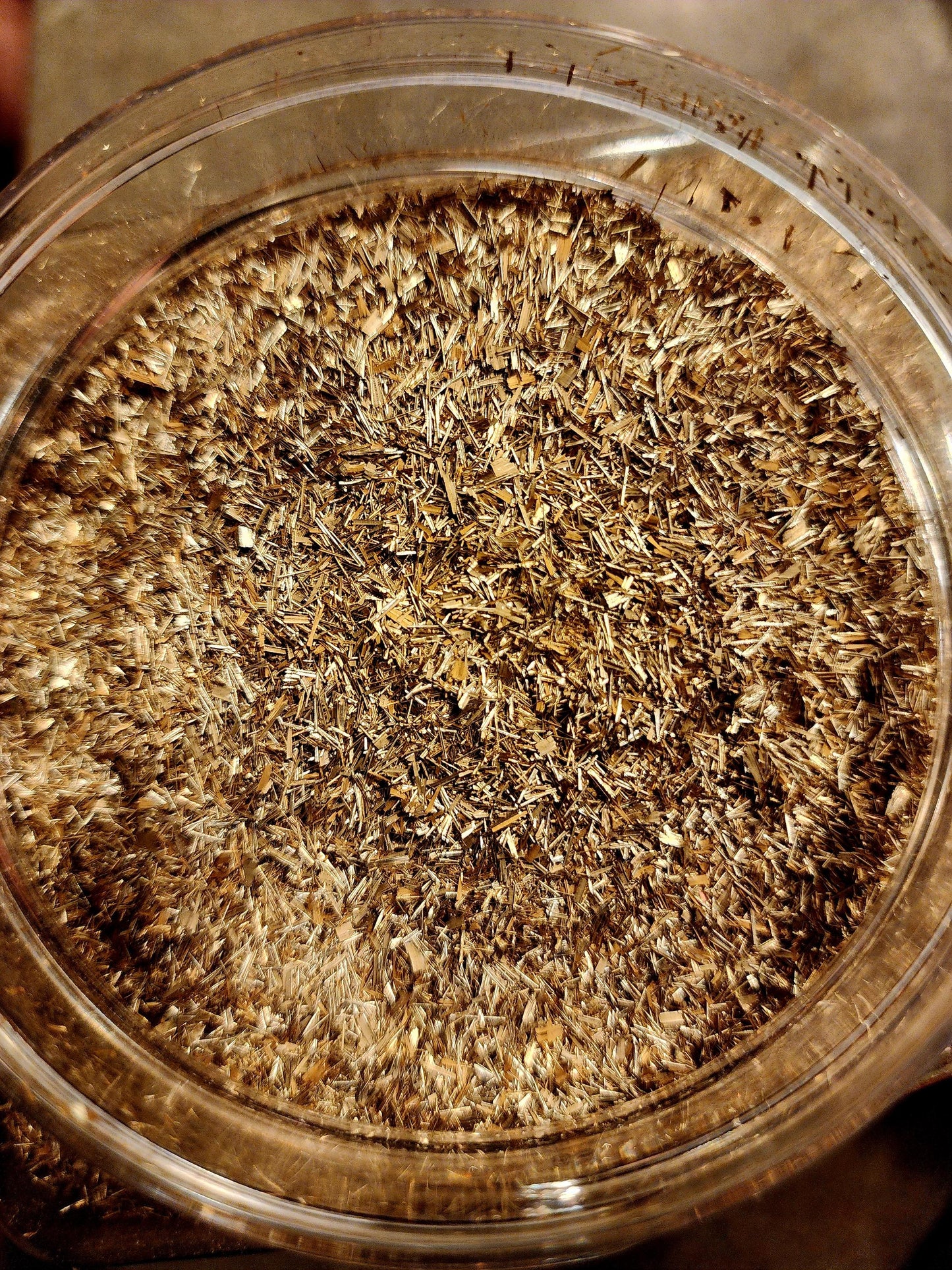 Naval Brass Shavings — Reclaimed Turnings for Resin & Orgonite