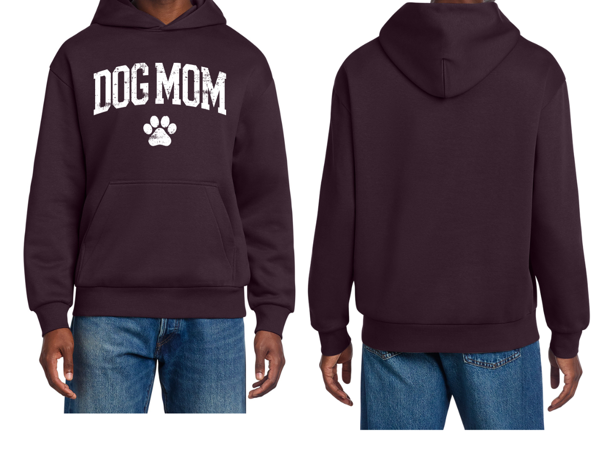 Dog Mom Varsity Hoodie