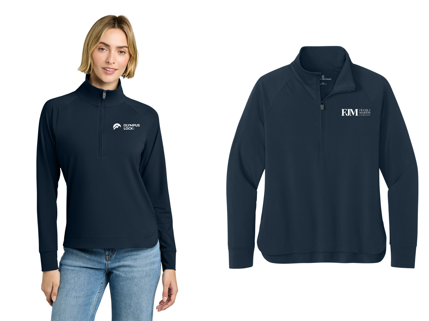 FJM / Olympus Ladies Luxe Performance 1/4 Zip