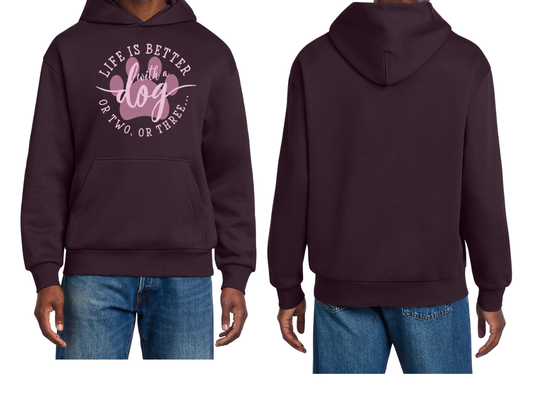 Life is Better With a Dog Hoodie