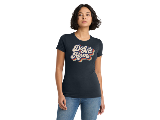 Dog Mom Retro Tee