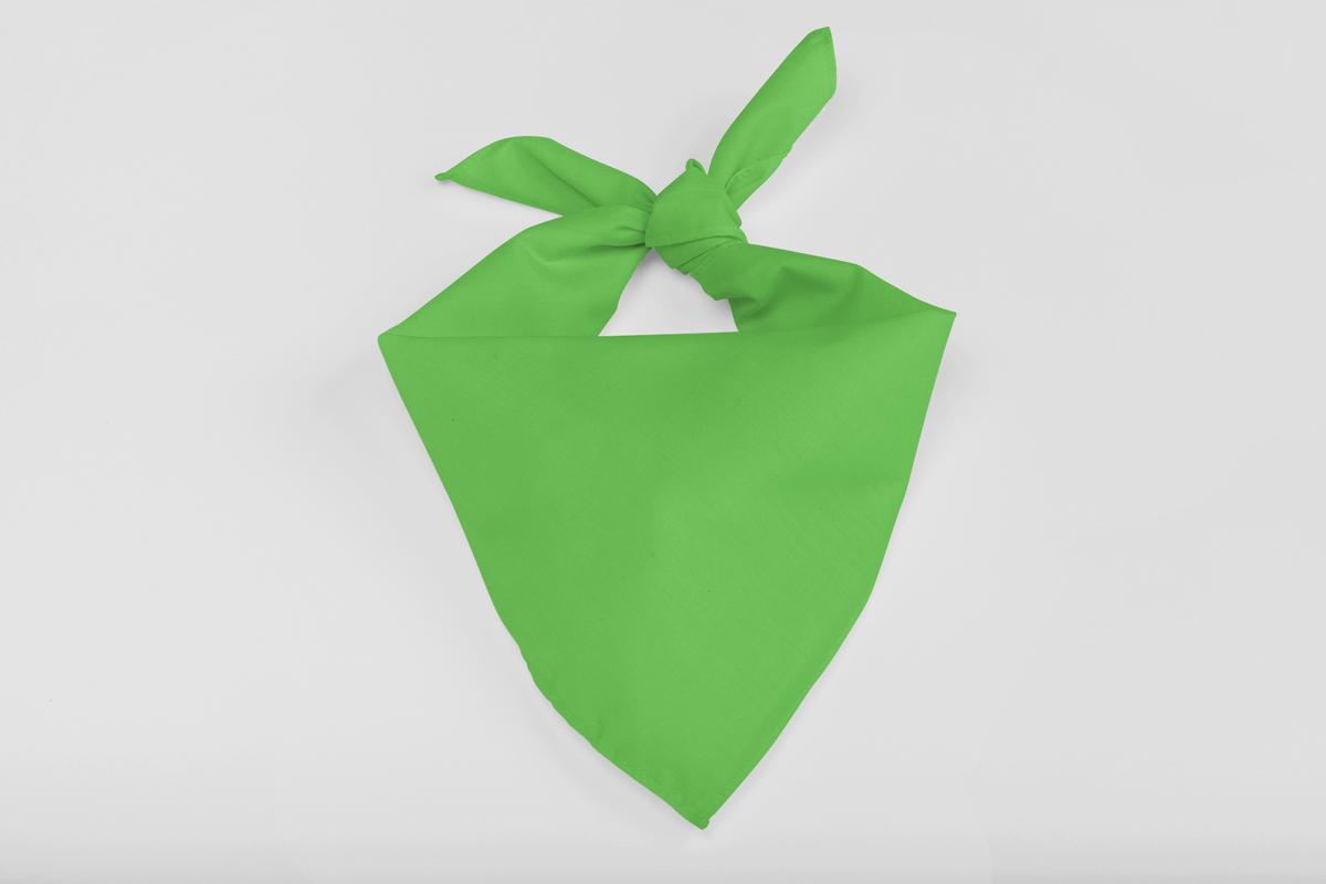 Bandana-Lime Green