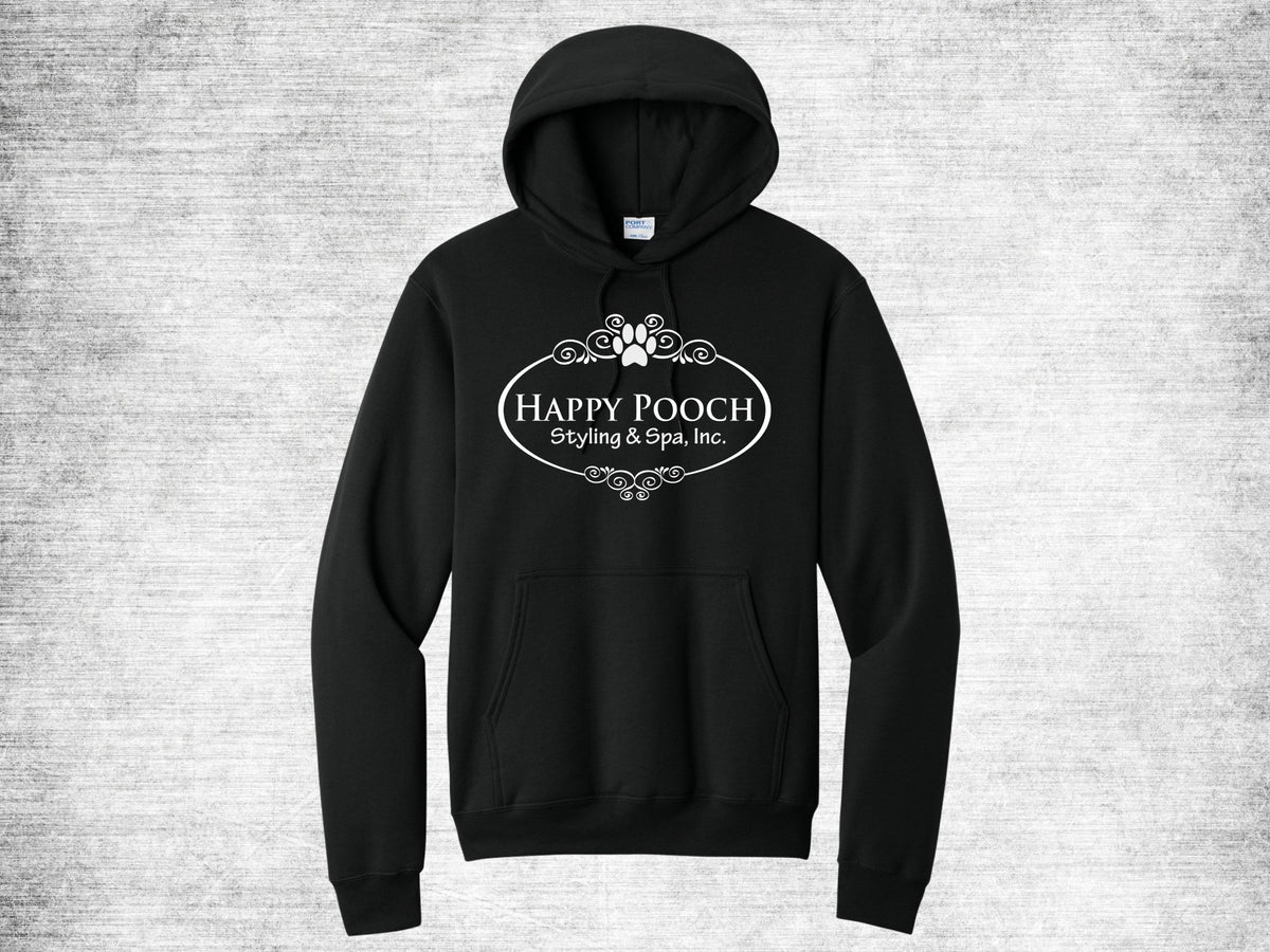 Happy Pooch Logo Hoodie - Jet Black