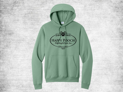 Happy Pooch Logo Hoodie - Laurel Green